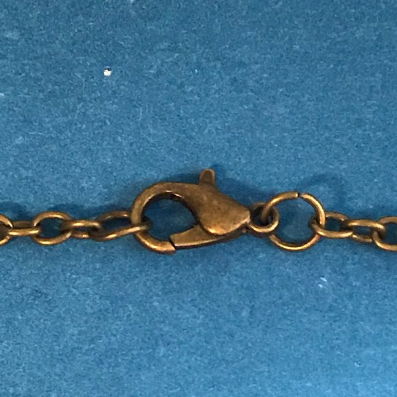 "Bless Your Heart" Antique Bronze Pendant Necklace - Picture 6 of 6